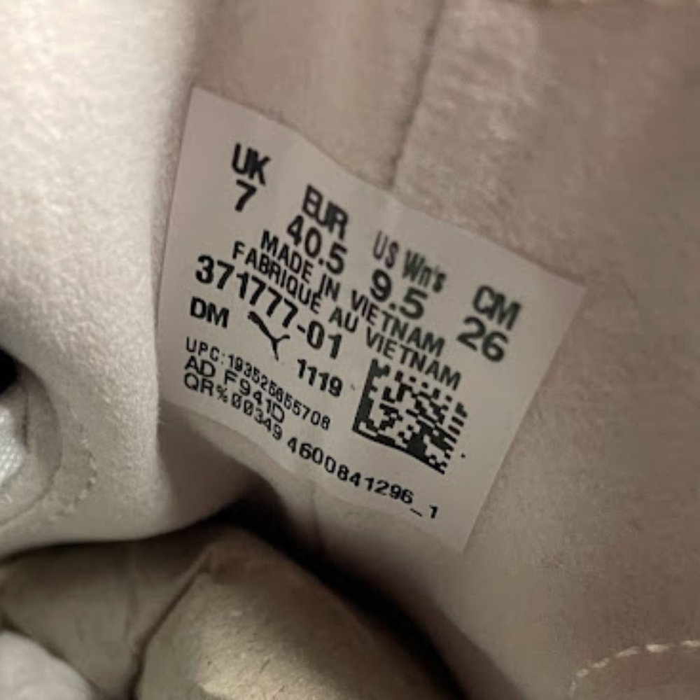 PUMA RISE - WHITE -  9.5 - Picture 5 of 8